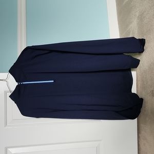 FootJoy "L" 1/4 Zip Navy Pullover